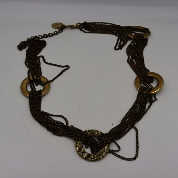 Calvin Klein Gold Tone Chain Belt Y2K 44" - Picture 1 of 8